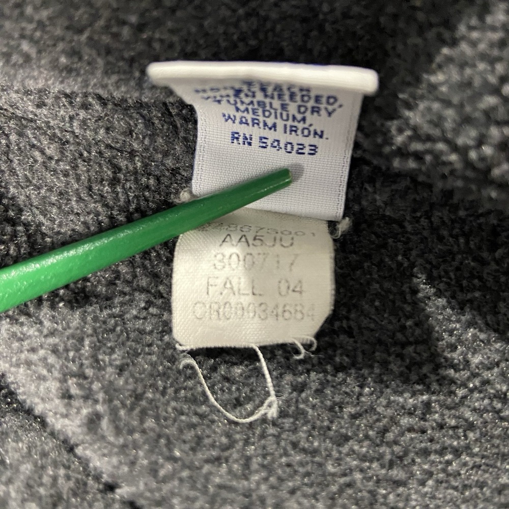 VTG Y2K Old Navy Cotton Canvas Full Zip Chore Coat Army Green Men's XL Utility - Picture 10 of 15